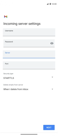 Press the field below 