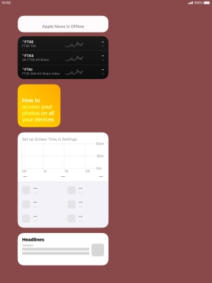 Press and hold the required Widget Stack.