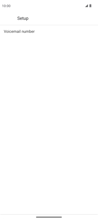 Press Voicemail number.