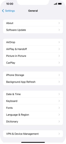 Press Background App Refresh.