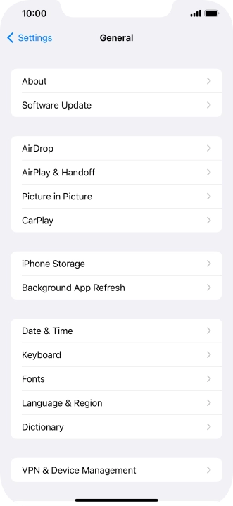 Press Background App Refresh.