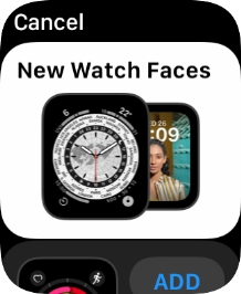 Turn the Digital Crown to see the different watch faces.