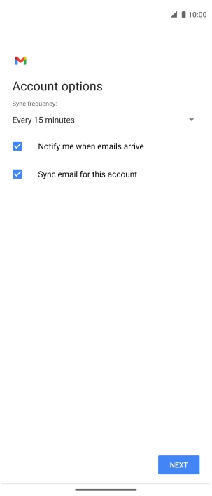 Press the drop down list below 