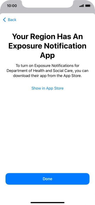 Press Show in App Store and follow the instructions on the screen to download and install the app.