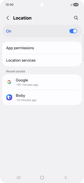 Press App permissions.