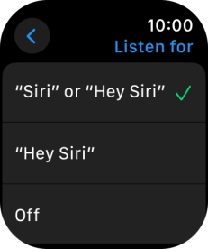 Press the required setting to turn the function on or off.
