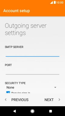 Press the field below 