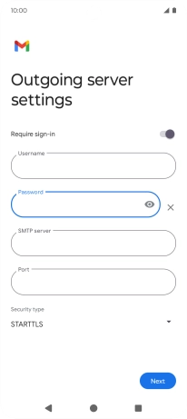Press the field below 