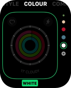 Press the Digital Crown twice to return to the home screen.