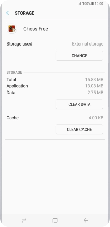 Press the Home key to return to the home screen.