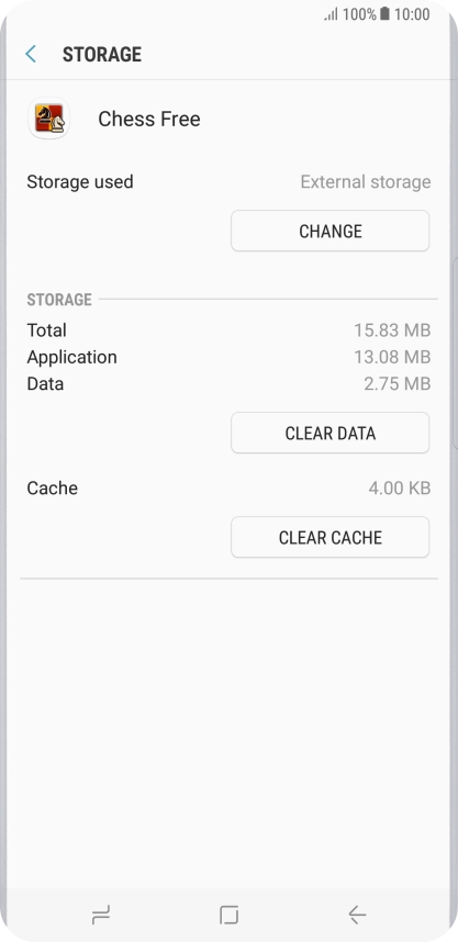 Press the Home key to return to the home screen.