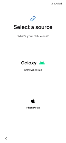 Press the required setting and follow the instructions on the screen to transfer the content from another phone.