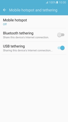 Press the Home key to return to the home screen.