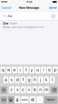 Press the required contact.