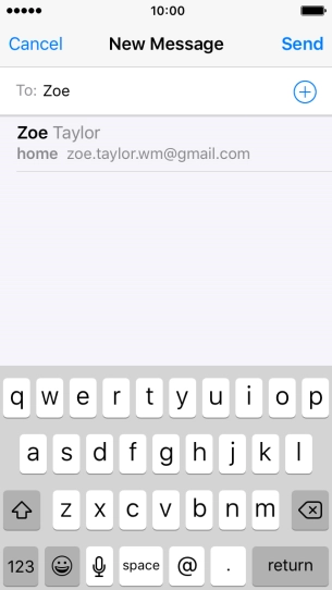 Press the required contact.