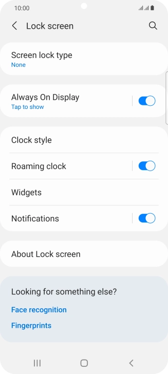 Press the Home key to return to the home screen.
