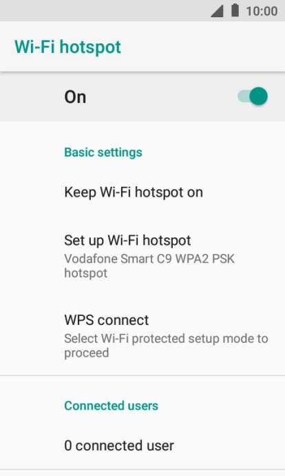 Press the Home key to return to the home screen.