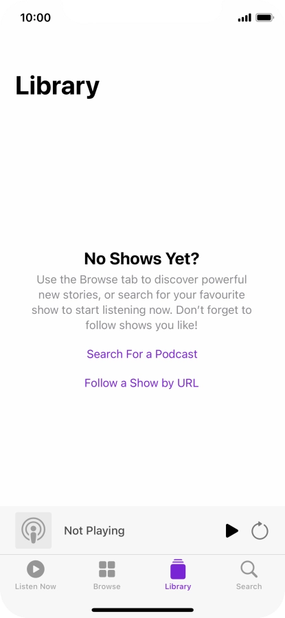 Slide your finger upwards starting from the bottom of the screen to return to the home screen.