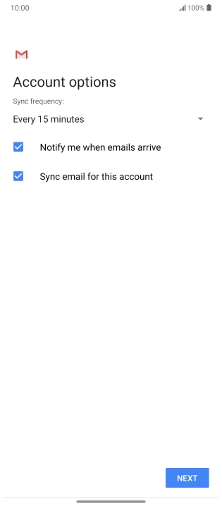 Press the drop down list below 
