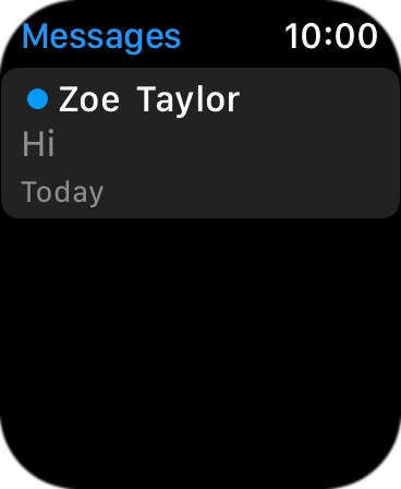 Press the required iMessage.