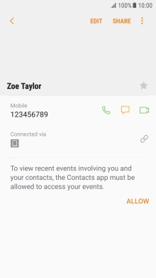 Press the Home key to return to the home screen.