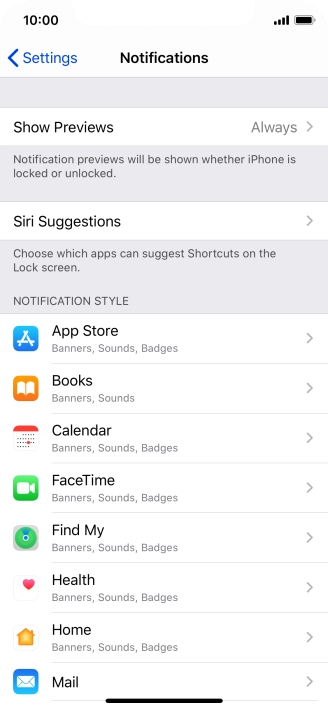 Press Show Previews.