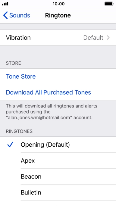 Press the required ring tones to hear them.