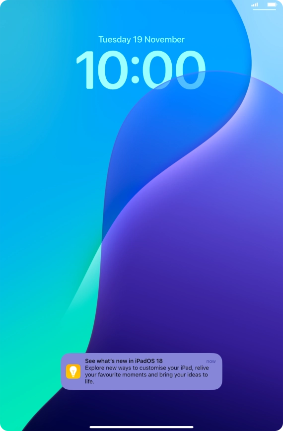 Press the required notification and follow the instructions on the screen to use the selected function.