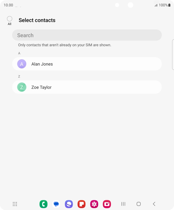 Press the field above 