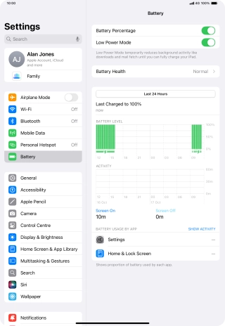 Slide your finger upwards starting from the bottom of the screen to return to the home screen.