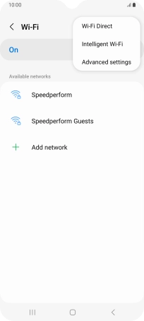 Press Intelligent Wi-Fi.