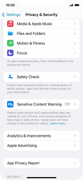 Press Sensitive Content Warning.