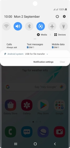 Press Android system.