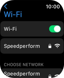 Press the Digital Crown to return to the home screen.