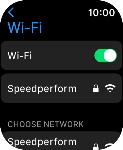Press the Digital Crown to return to the home screen.