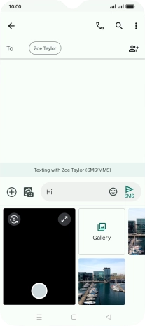Press Gallery and go to the required folder.