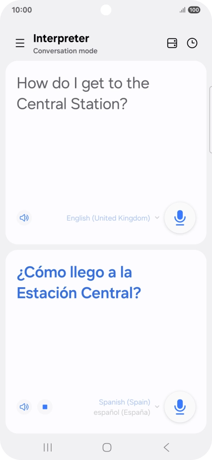 Follow the instructions on the screen to select the required language settings and use the function.