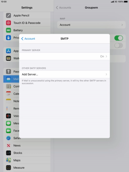 Press the field below 
