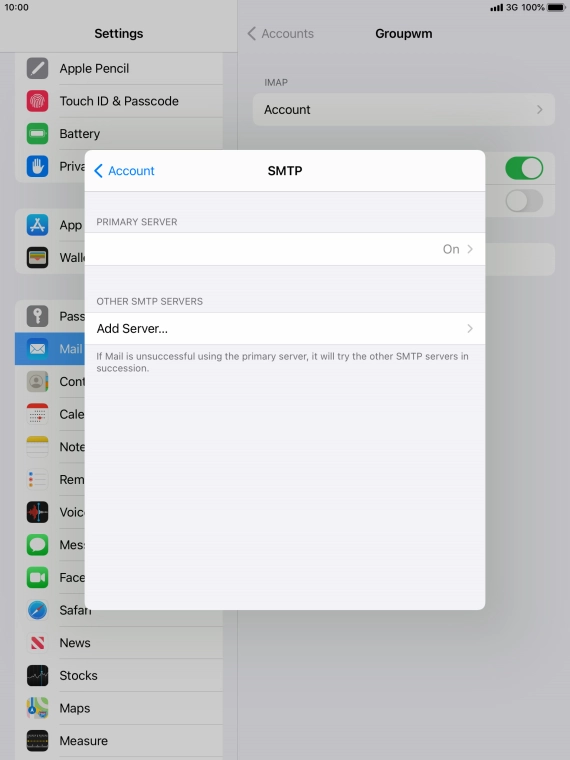 Press the field below 