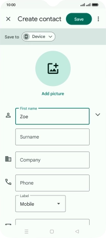 Press Surname and key in the required last name.