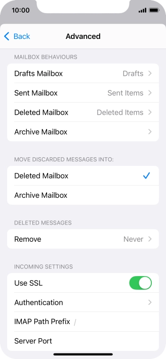 Press Authentication.