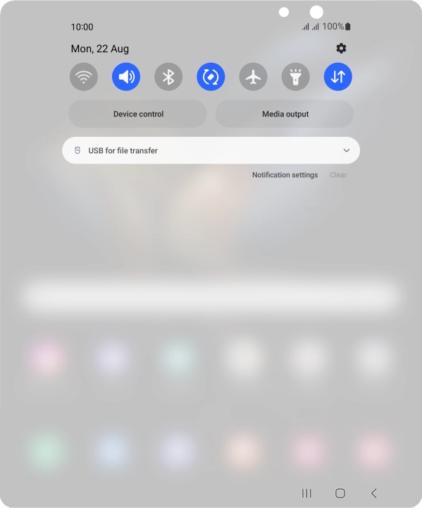 Press the drop down list.