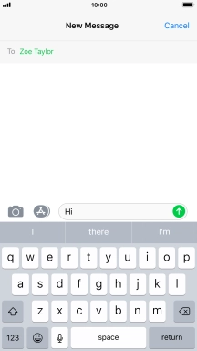 Press the camera icon.