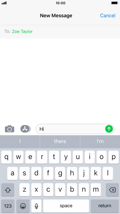 Press the camera icon.