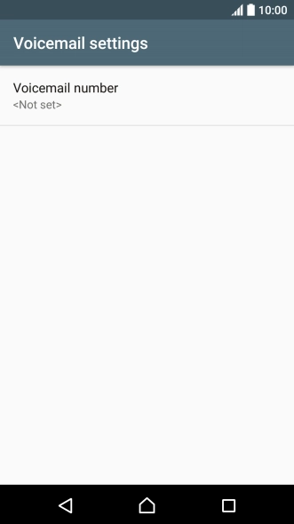 Press Voicemail number.