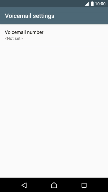 Press Voicemail number.