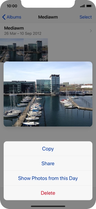 Press the required function and follow the instructions on the screen to use the selected function.