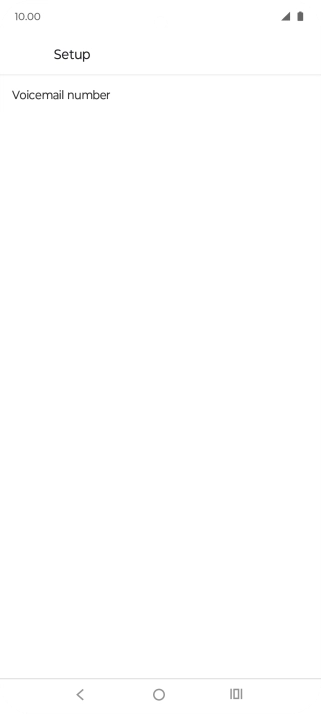 Press Voicemail number.