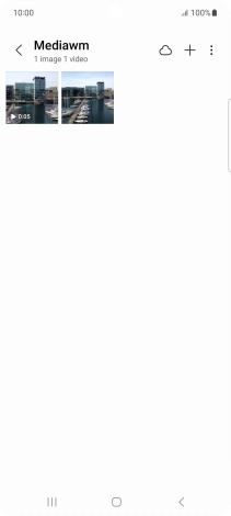 Press and hold any picture or video clip.