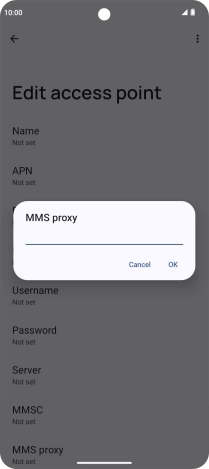 Key in 10.202.002.060 and press OK.